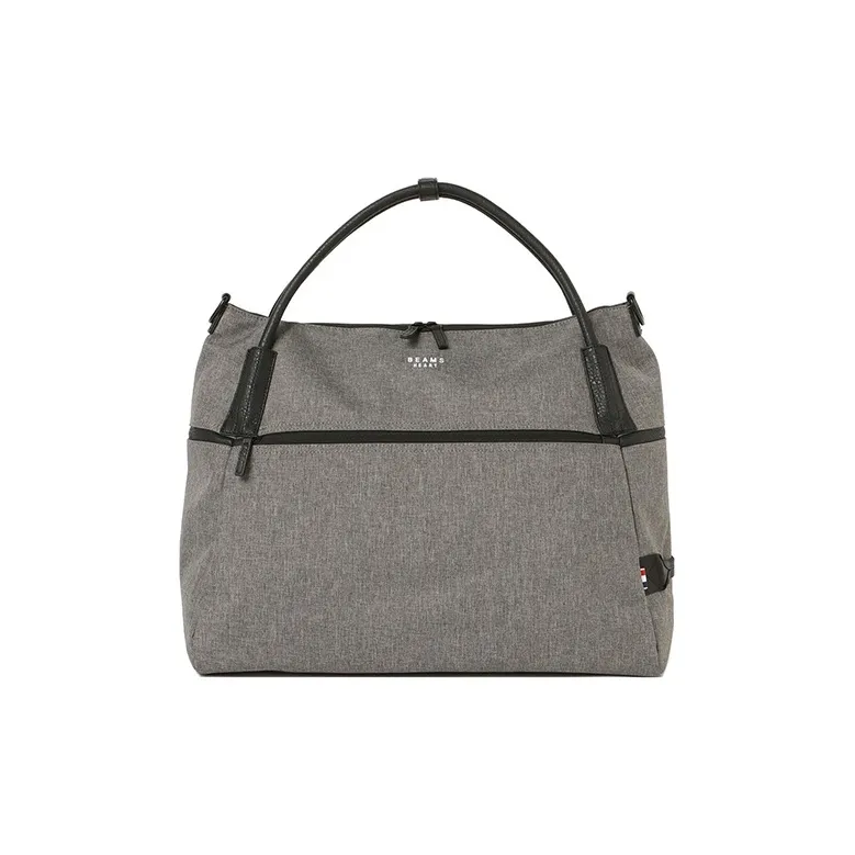 Beams Polyester Gym Bag, Shoulder Bag, Crossbody Bag, Handbag Men's Gray-0