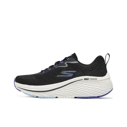 Skechers Max Cushioning Running Shoes Women's Low-Top Black/Purple