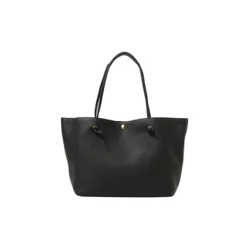 Beams Cow Leather Tote Bag Shopping Bag Handbag Men's Black