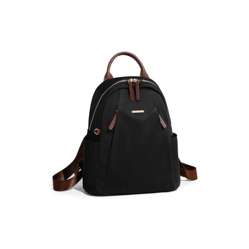 GOLF Fabric Backpack Medium Size Women's Apricot/Modern Gray/Elegant Black-9