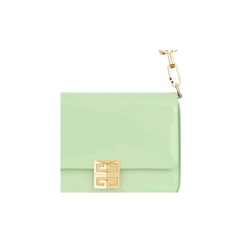 Givenchy 4G Cow Leather Handbag Shoulder Bag Women's Light Yellow Green-4