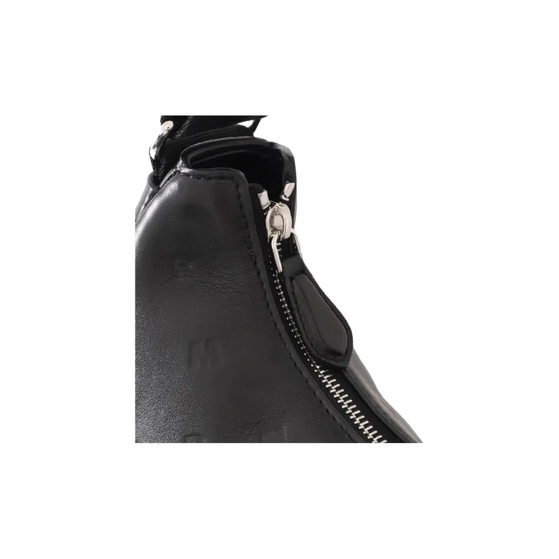 MARNI Artificial Leather Hobo Bag Crossbody Bag Shoulder Bag Men's Black-6