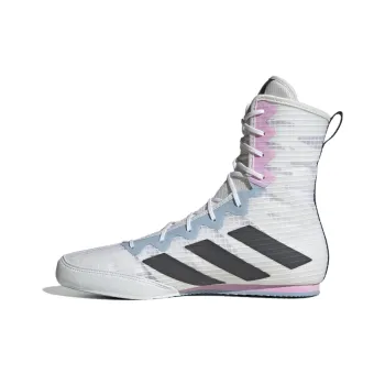 Adidas Box Hog 4 Anti Slip Wear Resistant High Top Training Shoes Unisex White