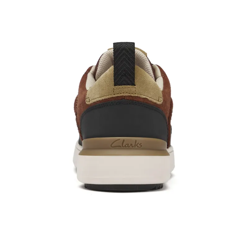 Clarks Low Top Skateboard Shoes Men's Tan-3