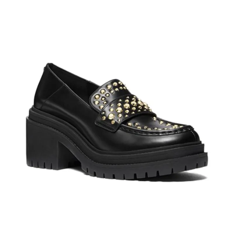 MICHAEL KORS Loafers 7.6cm Women's Black-2