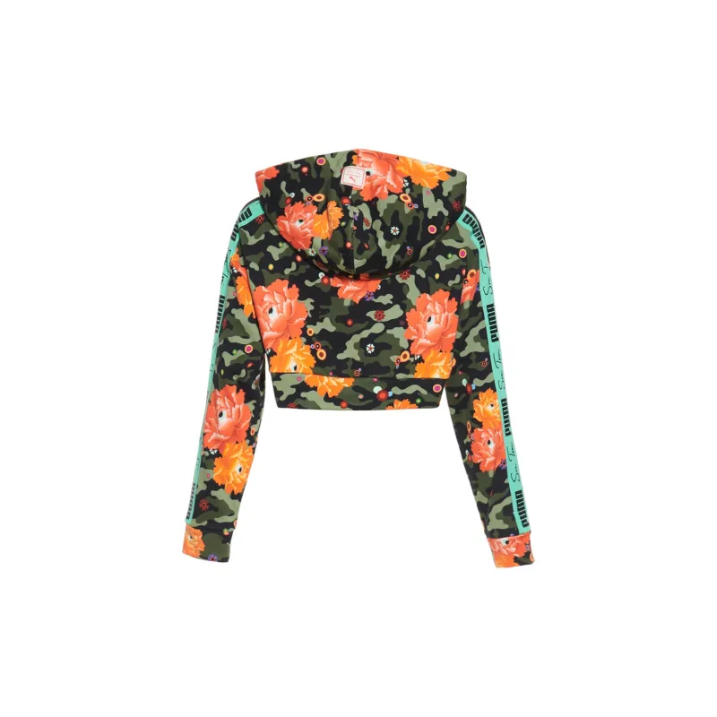 PUMA Sweatshirts Women's Green Camouflage-1