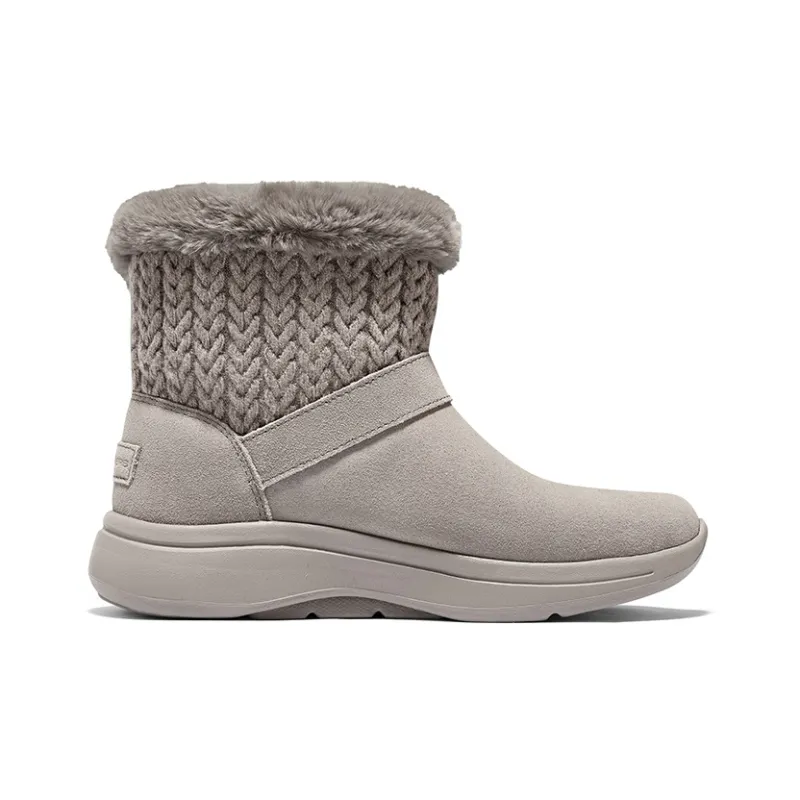Skechers Go Walk Arch Fit Abrasion Resistant Thermal Knee High Snow Boots Women's Taupe-1