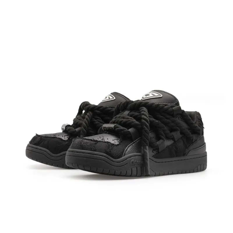 Cat&Sofa Dirty Braid Series Skateboarding Shoes Unisex Swag-1