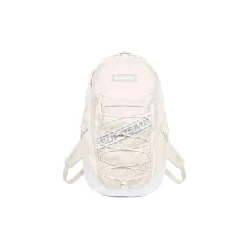 Supreme Waterproof Nylon Backpack Unisex White
