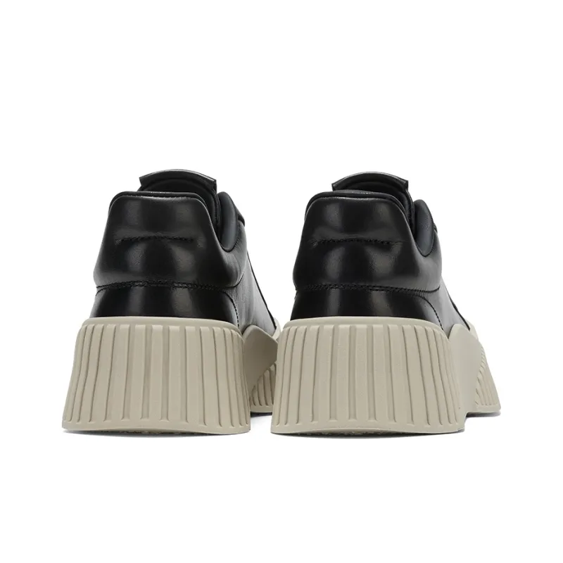 GG CC Skateboard Shoes Women's Low Top Black/Ecru-7