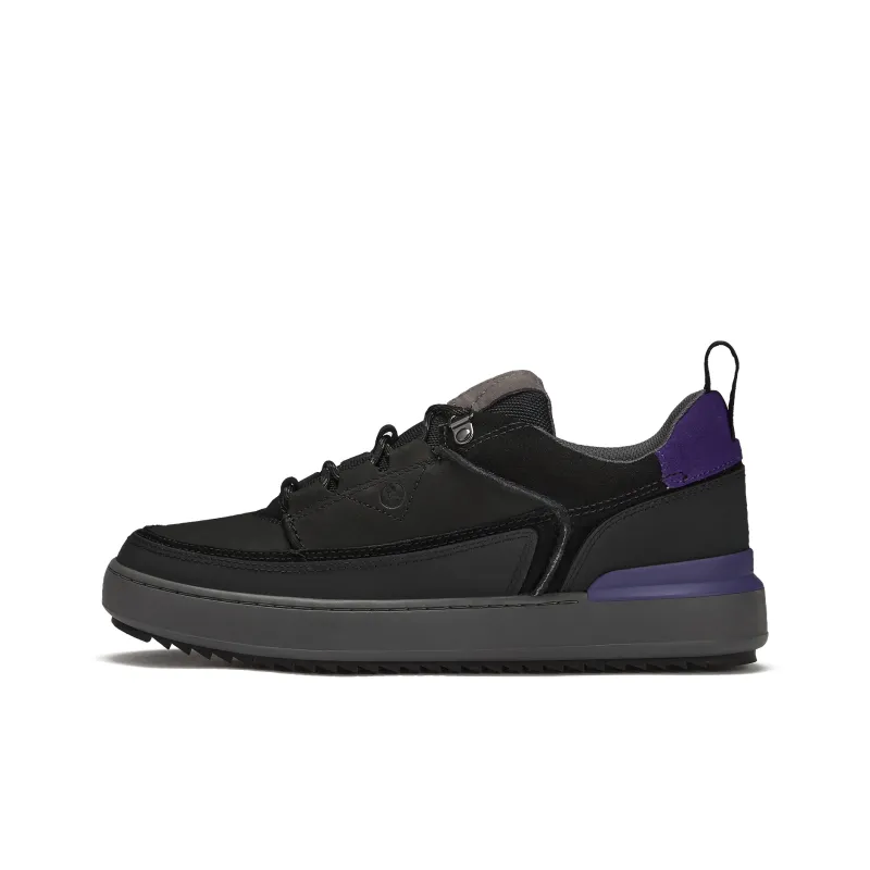 Clarks Abrasion Resistant Slip Resistant Low Top Skateboard Shoes Men's Black-0