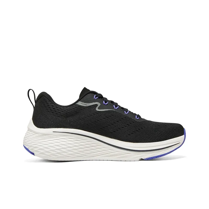 Skechers Max Cushioning Anti Slip Wear Resistant Low Top Casual Running Shoes Women's Black Purple-1