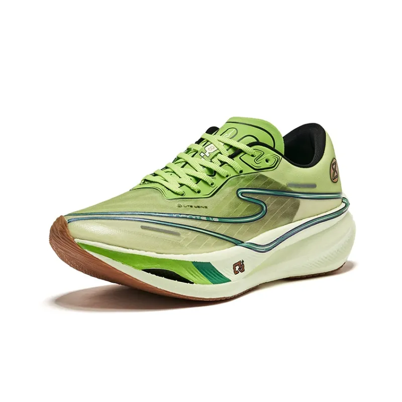 Erke Zhijing 1.0 Slip Resistant Low Top Long Distance Running Shoes Men's Avocado-2