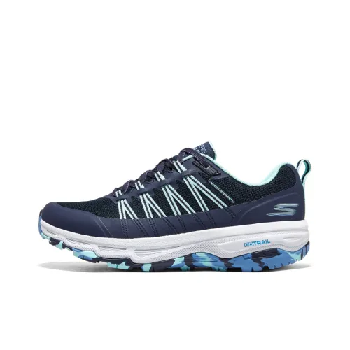 Skechers Hiking / Trekking Shoes Women's Low-Top Marine Blue Light Green