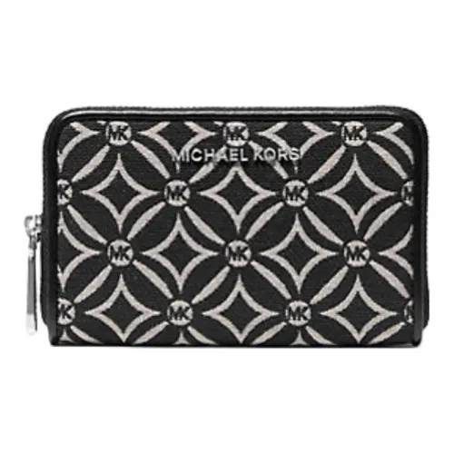 MICHAEL KORS Cotton With Polyester Wallet Small Size Women's Black