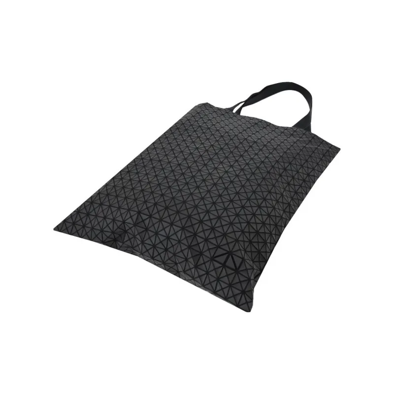 ISSEY MIYAKE Polyurethane Tote Bag Shopping Bag Handbag Shoulder Bag Regular Women's Black-3