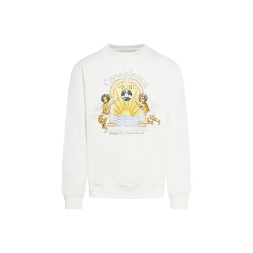 CASABLANCA Sweatshirts Unisex White