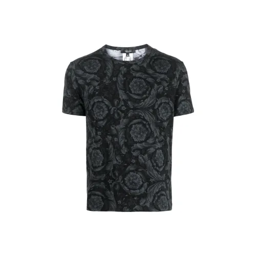 VERSACE T-Shirts Men Gray