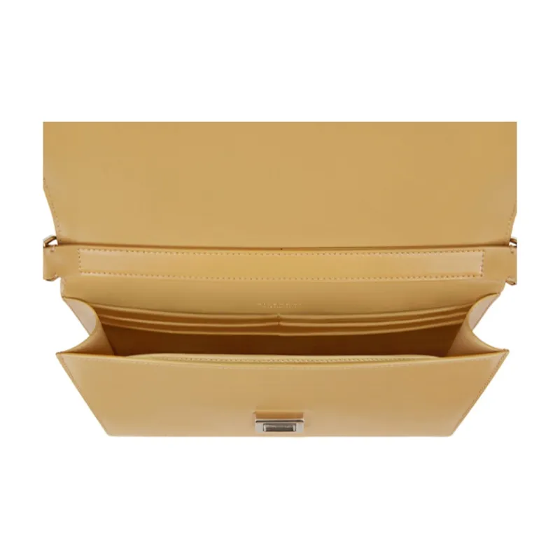Givenchy 4G Cow Leather Chain Shoulder Bag, Crossbody Bag Small Size Women's Beige-5