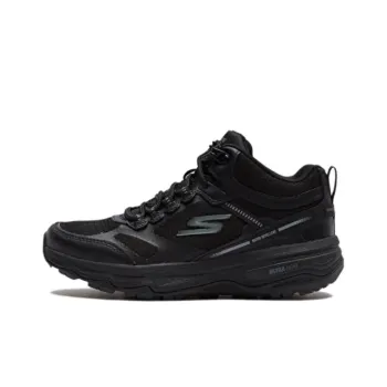 Skechers Go Run Trail Anti Slip Wear Resistant Low Top Outdoor Shoes Women's Black