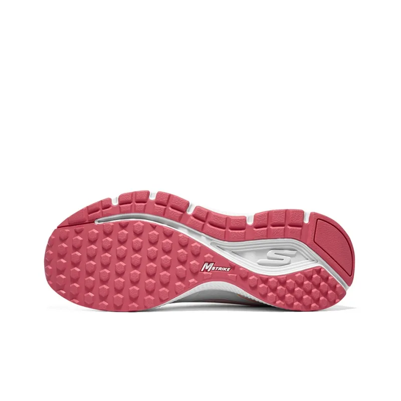 Skechers Go Run Consistent Anti Slip Wear Resistant Low Top Casual Running Shoes Women's White Orange-5