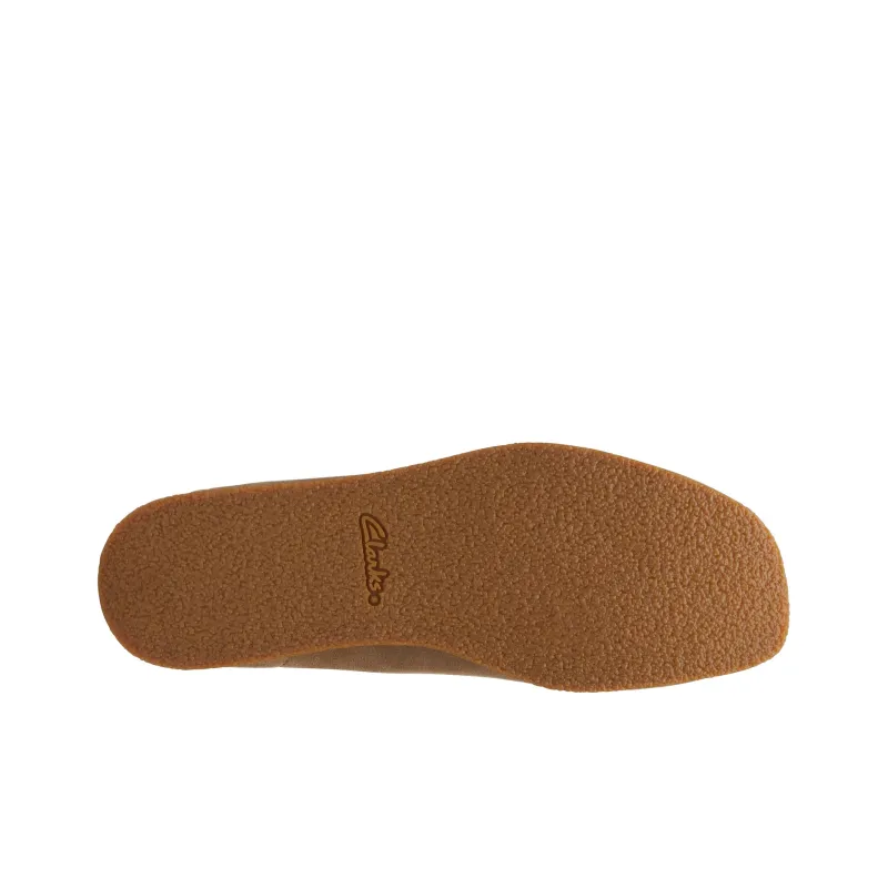 Clarks Slip Resistant Breathable Low Top Casual Shoes Women's Khaki-4