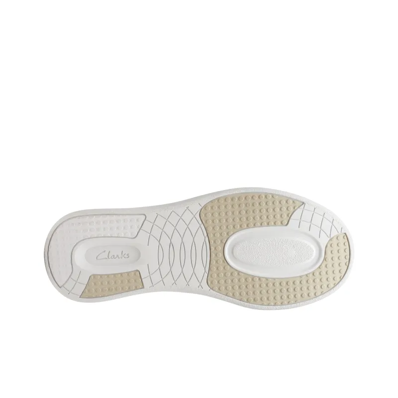 Clarks Lightweight Series High Top Skateboard Shoes Women's White-4