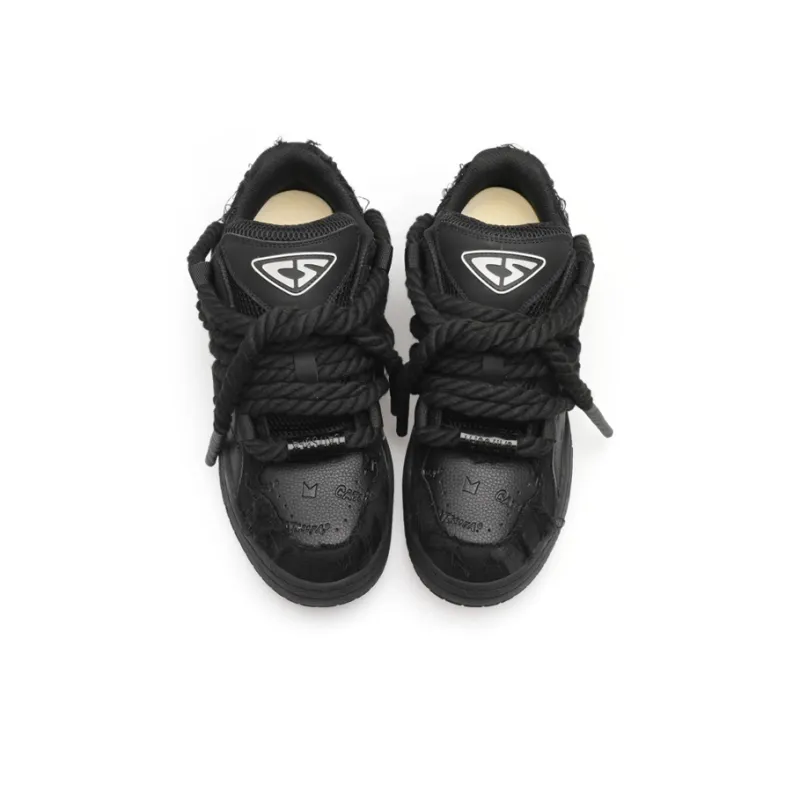 Cat&Sofa Dirty Braid Series Skateboarding Shoes Unisex Swag-2