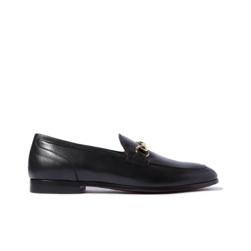 SCAROSSO Alessandra Almond Toe Loafers Women's-1