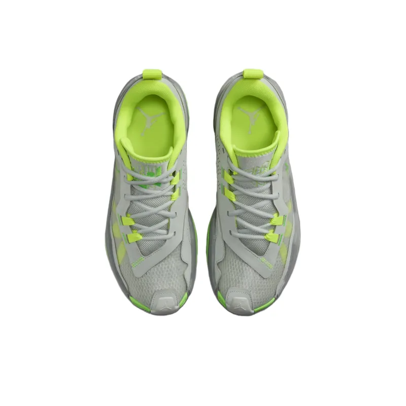 Air Jordan Westbrook One Take 4 Pf Basketball Shoes 'Light Silver Volt'-3