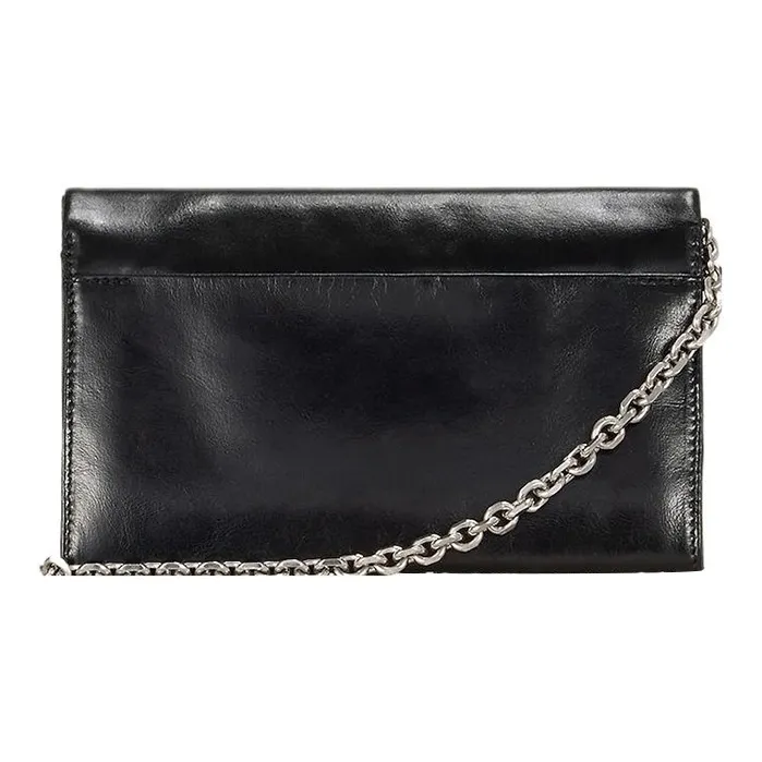 AMIPARIS Cow Leather Handbag With Wallet Women's Black-1