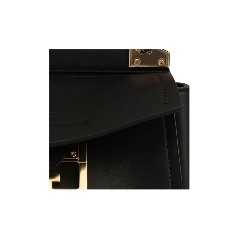 GIVENCHY Cow Leather One Shoulder Handbag Mini Women's Black-3