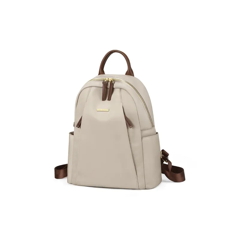 GOLF Fabric Backpack Medium Size Women's Apricot/Modern Gray/Elegant Black-0