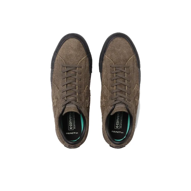 Converse Proride SK OX Anti Slip Wear Resistant Low Top Skateboard Shoes Unisex Umber Japan Version-3