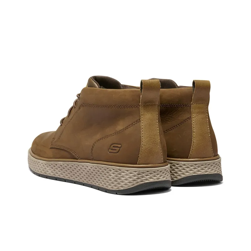 Skechers BURKETT Men's Casual Shoes Men's Dark Brown-4
