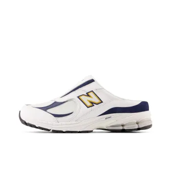 New Balance 2002R Mule White Navy Blue