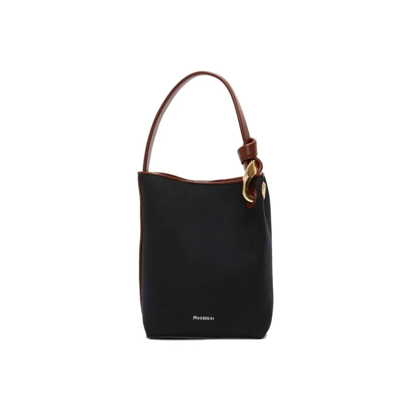 JW Anderson Logo Stamp Chain-Linked Shoulder Bag-0