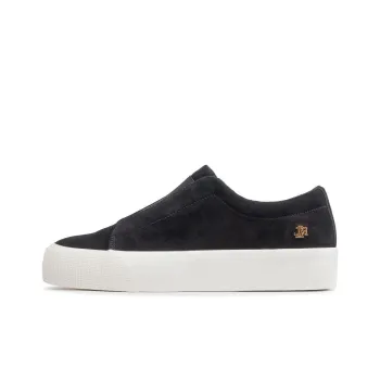 Polo Ralph Lauren Low-Top Skateboard Shoes 3cm Women's Black