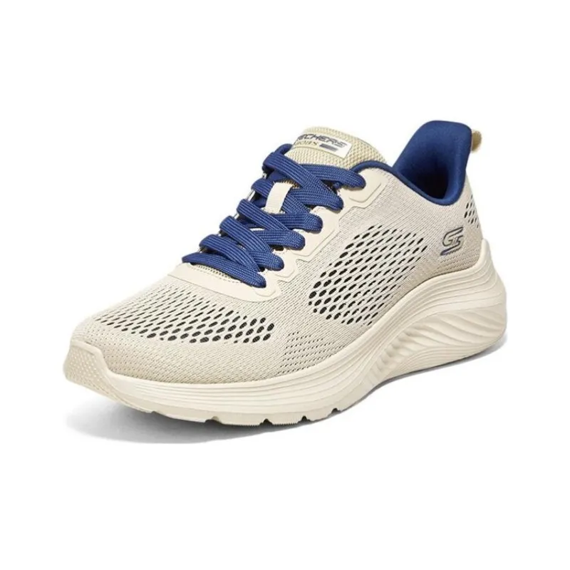 Skechers Breathable Lightweight Low Top Casual Shoes Men's Beige-2