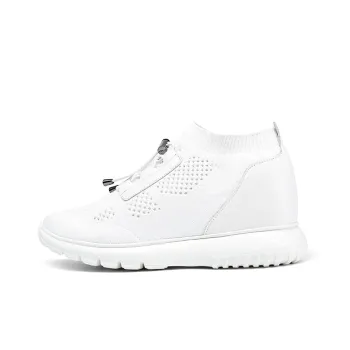 He Jinchang Hermo Collection Wear-Resistant Slip-Resistant Low-Top Casual Shoes Women's White