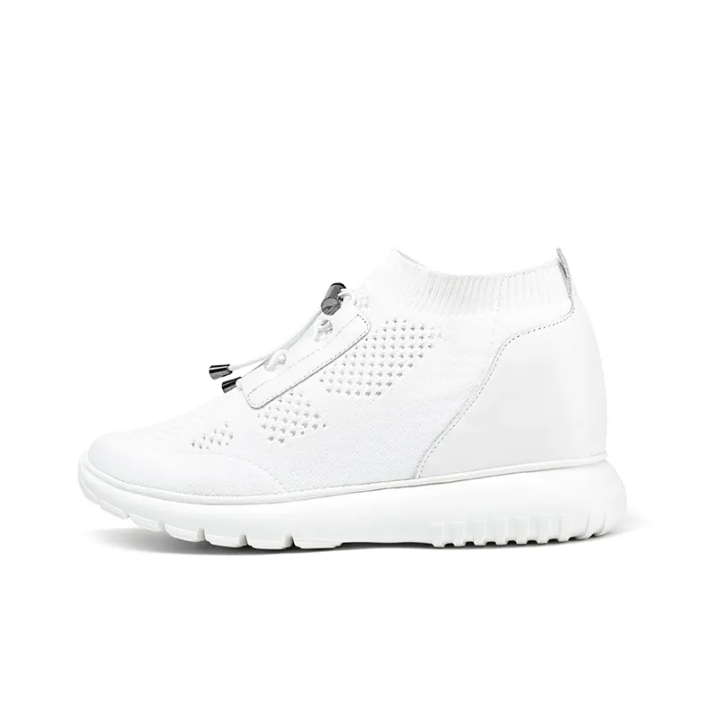 He Jinchang Hermo Collection Wear Resistant Slip Resistant Low Top Casual Shoes Women's White-0