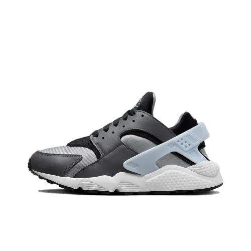 Nike Air Huarache Swoosh! Black Light Smoke Grey