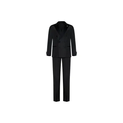 LARDINI Business Suits Men Black