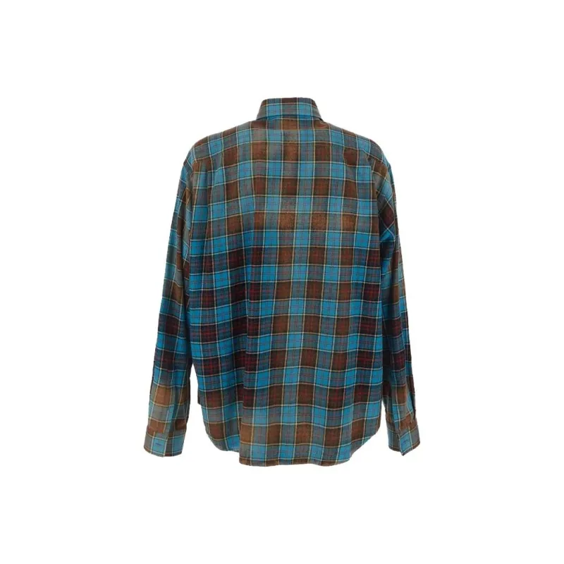 Balenciaga Checked Long Sleeve Shirt-1