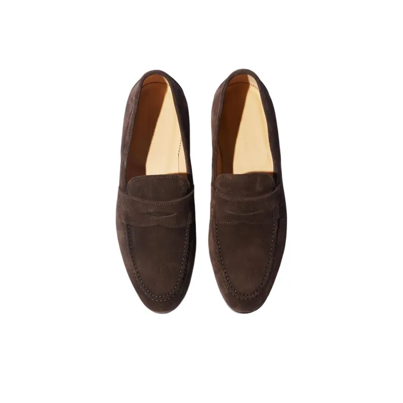 SCAROSSO Renato Round Toe Penny Loafers-3