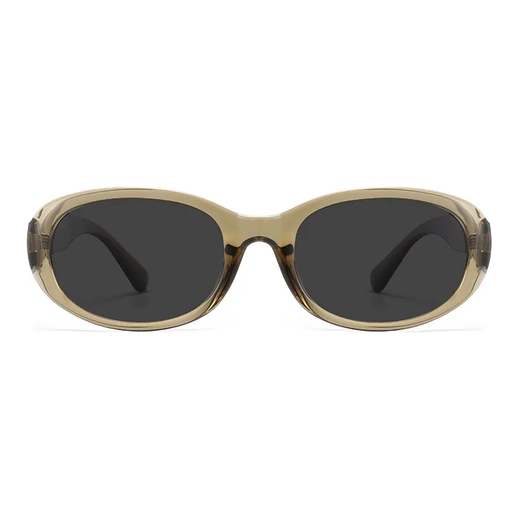 BERTHA TR/Memory Plastic Oval Sunglasses Unisex-22