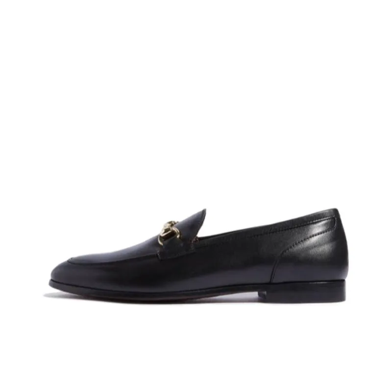SCAROSSO Alessandra Almond Toe Loafers Women's-0
