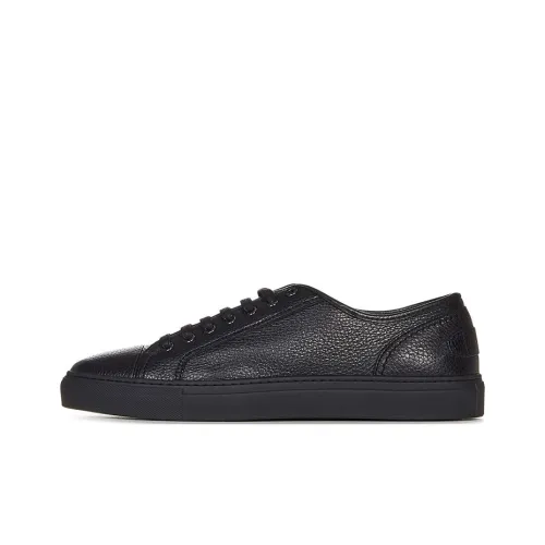 Brioni Skateboard Shoes Men Low-Top Black