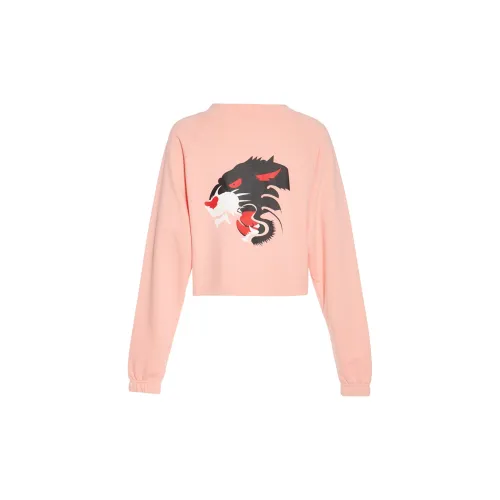 PUMA Fierce Cat Sweatshirts Women's Peach Pink