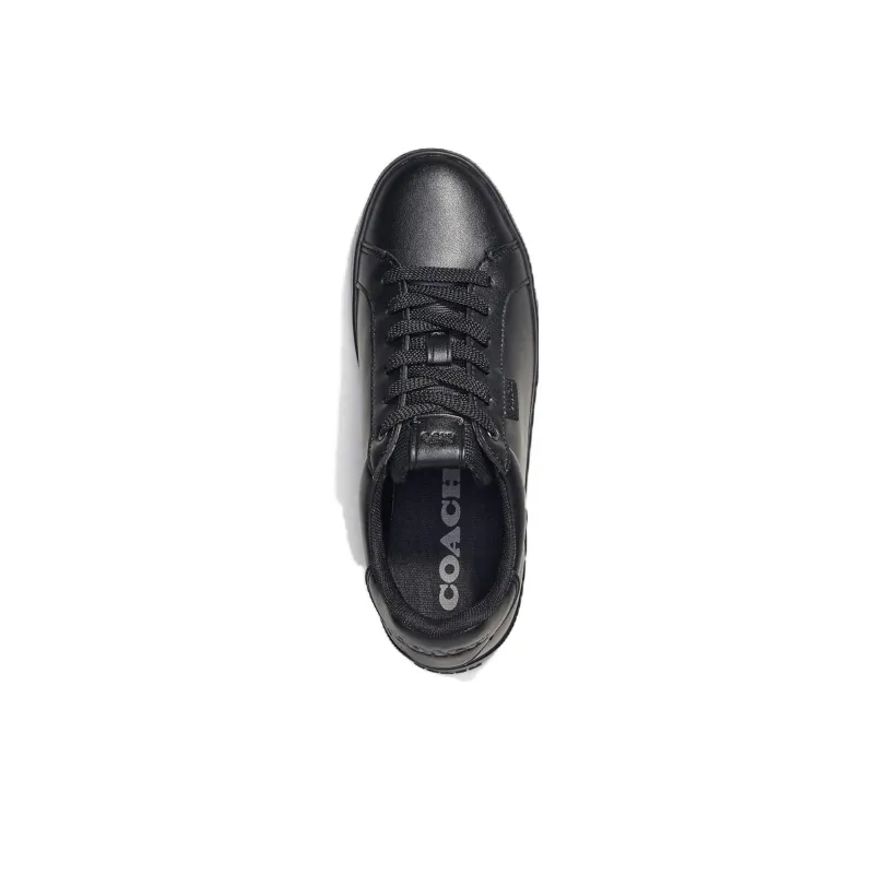COACH Lowline Low-Top Skateboard Shoes Women's Black-2